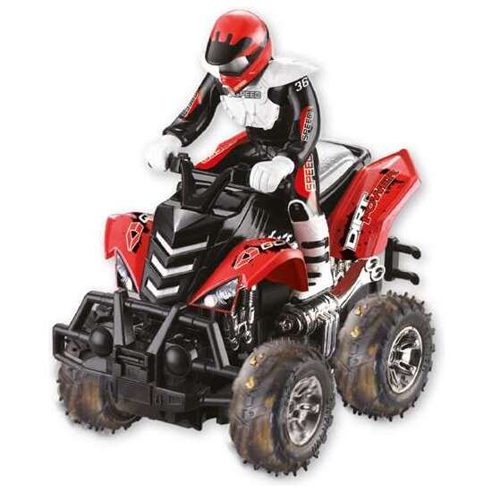 QUAD RADIO CONTROL ESCALA 1:14 CON BATERIA 27MHZ 27X17X20 CM - MODELOS SURTIDOS image 3