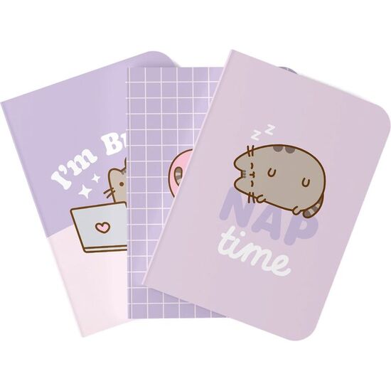 SET 3 CUADERNOS A6 MOMENTS PUSHEEN image 0