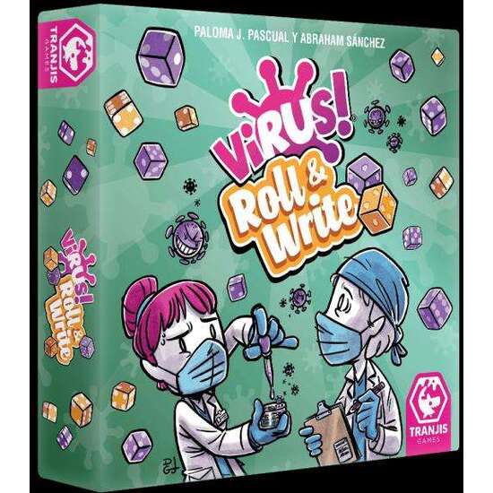 JUEGO VIRUS! ROLL & WRITE. UNA NUEVA MANERA DE CONBATIR LOS VIRUIS. image 1