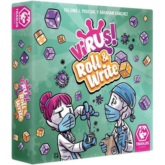 JUEGO VIRUS! ROLL & WRITE. UNA NUEVA MANERA DE CONBATIR LOS VIRUIS. image 2
