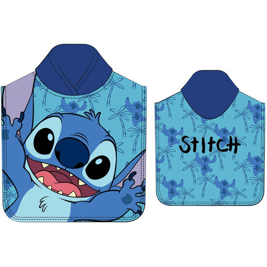 PONCHO TOALLA STITCH DISNEY MICROFIBRA image 0