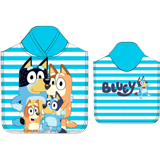 PONCHO TOALLA BLUEY MICROFIBRA image 0