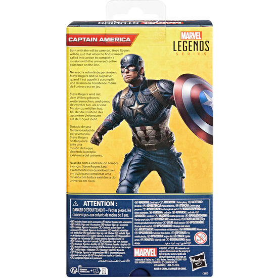 FIGURA CAPITAN AMERICA VENGADORES AVENGERS: ENDGAME MARVEL LEGENDS SERIES 15CM image 2