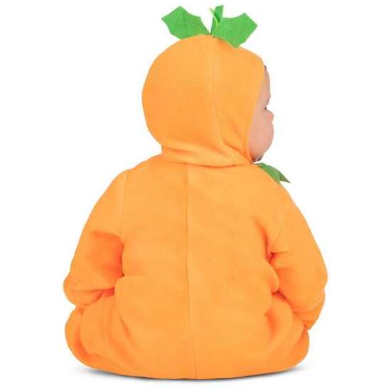 DISFRAZ PEQUEÑA CALABAZA GORRO, MONO CON BARRIGUITA RELLENA Y PATUCOS TALLA 7-12 M image 2