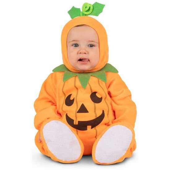 DISFRAZ PEQUEÑA CALABAZA GORRO, MONO CON BARRIGUITA RELLENA Y PATUCOS TALLA 7-12 M image 3