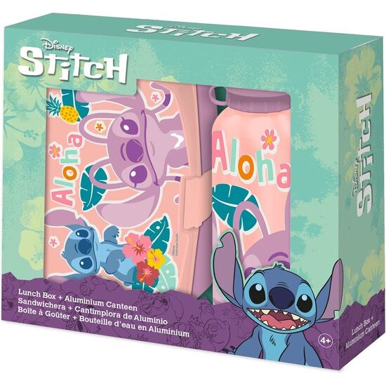 CANTIMPLORA ALUMINIO + SANDWICHERA STITCH DISNEY 500ML image 0