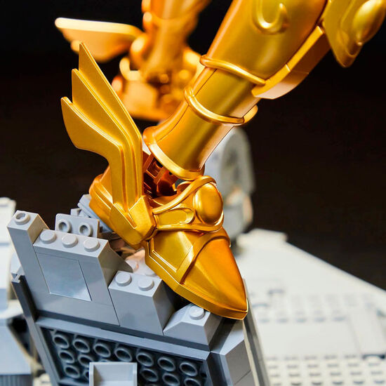 KIT CONSTRUCCION SAGITTARIOUS THE GOLD ARCHER SAINT SEIYA 776PZS image 1