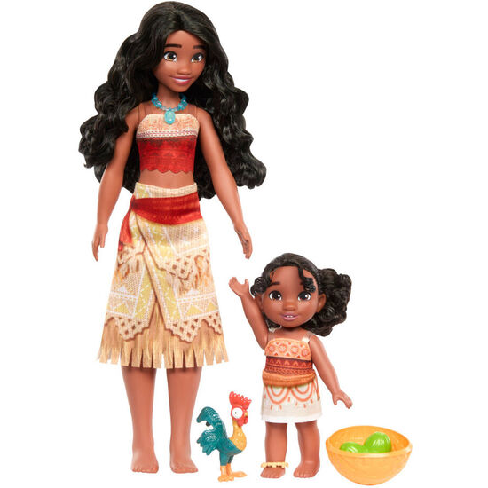 BLISTER 2 MUÃ±ECAS VAIANA &#38; SIMEA VAIANA MOANA 2 DISNEY image 1