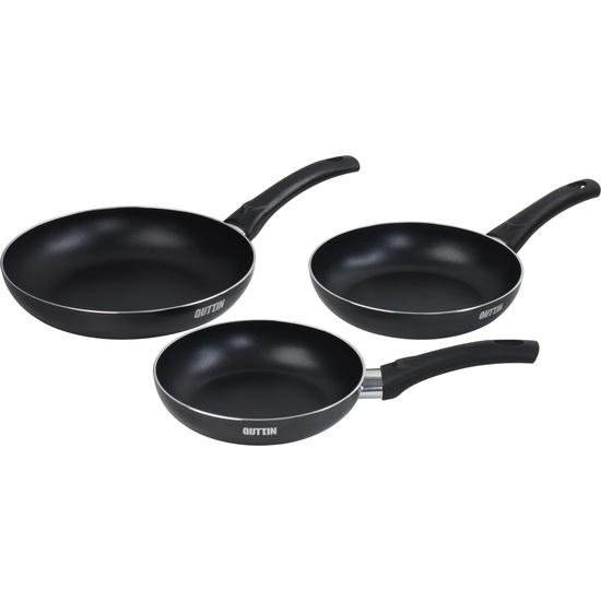 SET-3 SARTEN ALUMINIO INDUCC.BASIK QUTTIN image 1