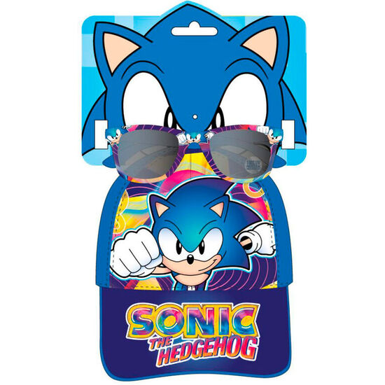 SET GORRA + GAFAS SOL SONIC THE HEDGEHOG image 0