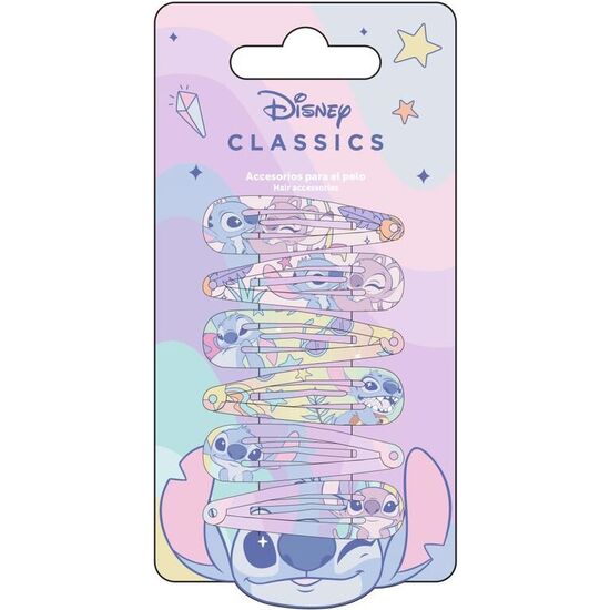 BLISTER 6 HORQUILLAS ANGEL & STITCH DISNEY image 0