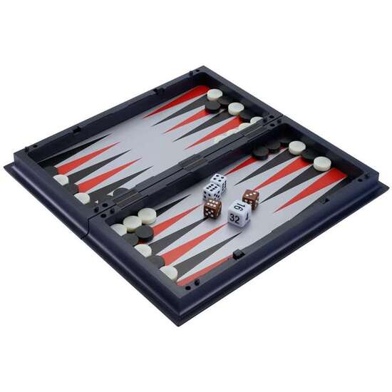 JUEGO AJEDREZ - DAMAS - BACKGAMMON MAGNÉTICO 25X12.5X4 image 4