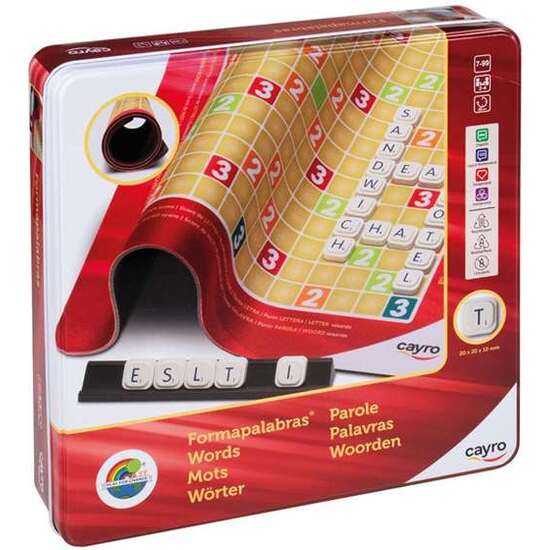 JUEGO FORMAPALABRAS METAL BOX 27X27X5.7 image 0