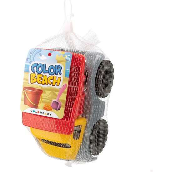 CAMION PLASTICO OBRAS PUBLICAS 18 CM image 2