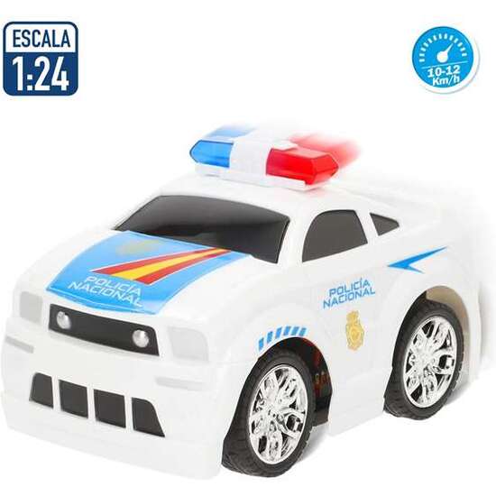 COCHE RADIO CONTROL POLICIA NACIONAL 15 CM. VELOCIDAD 10-12 KM HORA. image 1