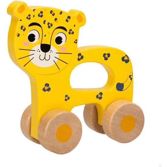 ARRASTRE MADERA ANIMALES. 13X5X12,5 CM - MODELOS SURTIDOS image 1