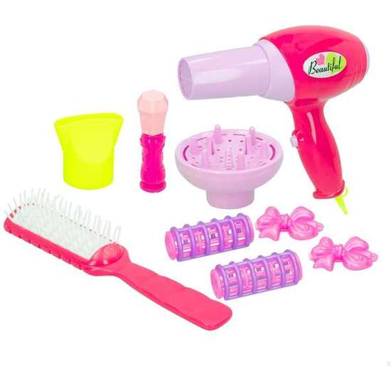 SET DE BELLEZA CON SECADOR ELECTRONICO. 29,5X8,5X23 CM image 1