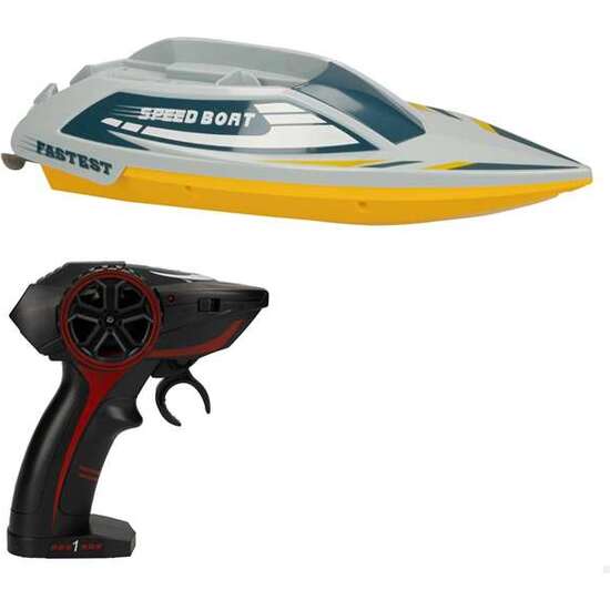 LANCHA RAPIDA RADIO CONTROL 28 CM. 2.4 GHZ Y CARGADOR USB image 1