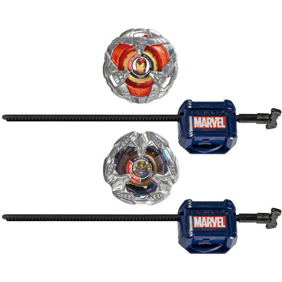 JUEGO IRON MAN 4-80B THANOS 4-60P BEYBLADE X image 0