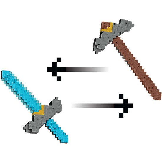 ESPADA PICO TRANSFORMABLE MINECRAFT LA PELICULA image 1