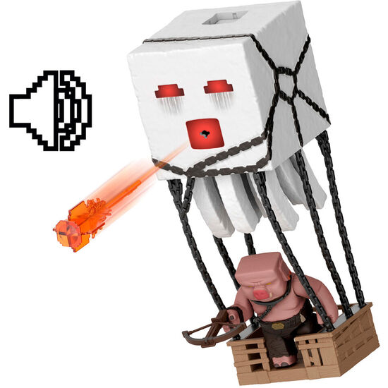 FIGURA GHAST LANZA EL ATAQUE FANTASMA MINECRAFT LA PELICULA 25CM image 1