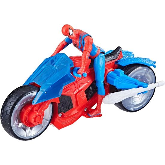 MOTO ARACNIDA + FIGURA SPIDERMAN EPIC WORLD OF ACTION SPIDER-MAN MARVEL image 2