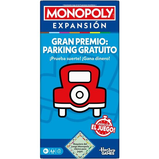 JUEGO EXPANSION GRAN PREMIO PARKING GRATUITO MONOPOLY ESPAÃ±OL image 0