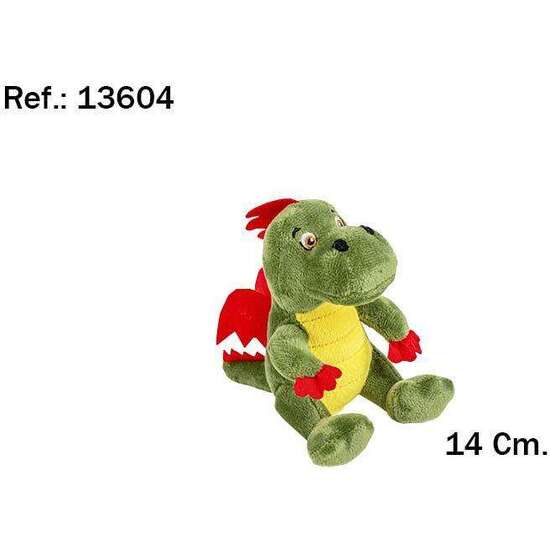 PELUCHE DRAGON MILO 14CM image 0