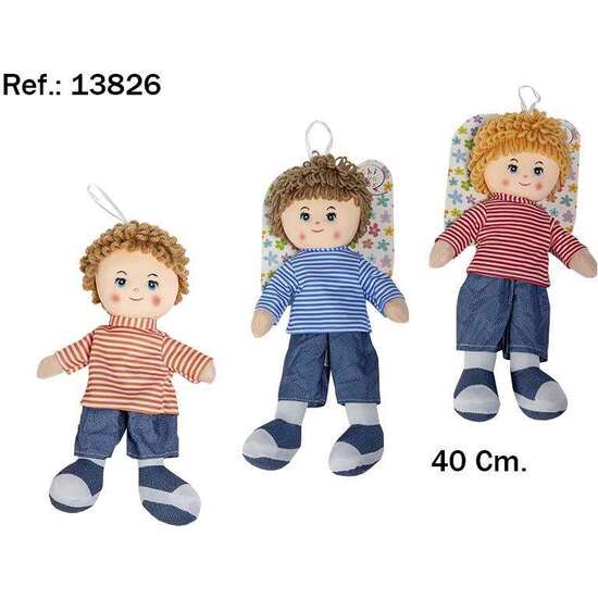 MUÑECO ISAAC 3 COLORES 40CM image 0