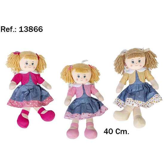 MUÑECA MARTINA EN 3 COLORES 40CM image 0
