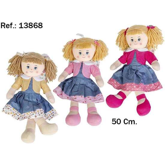 MUÑECA MARTINA EN 3 COLORES 50CM image 0