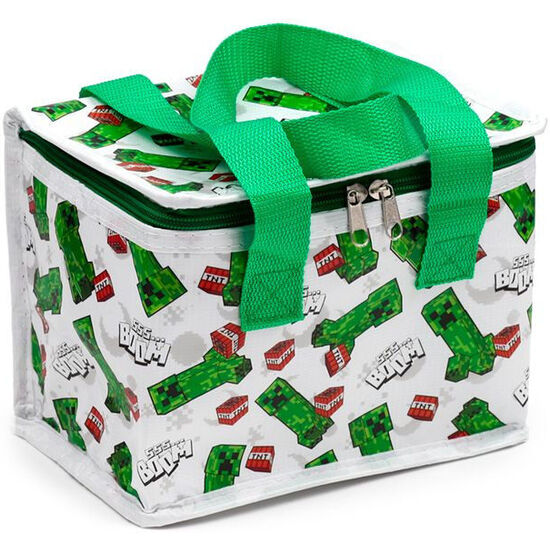 BOLSA REFRIGERANTE CREEPER Y TNT MINECRAFT image 0