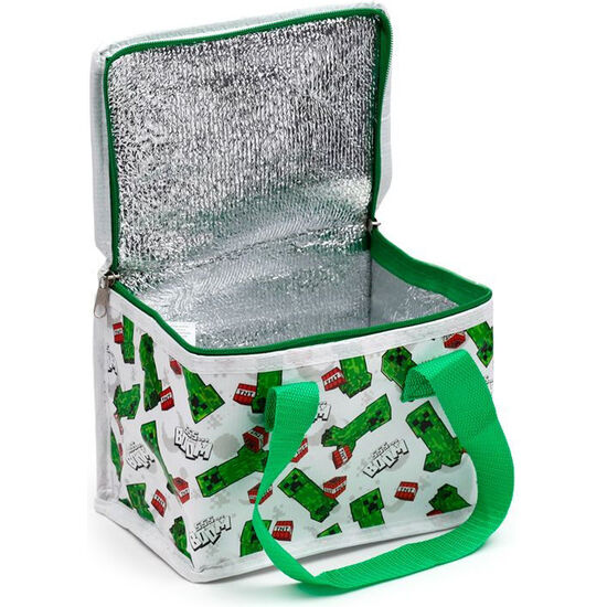 BOLSA REFRIGERANTE CREEPER Y TNT MINECRAFT image 1