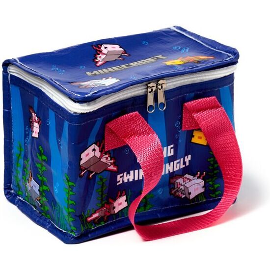 BOLSA REFRIGERANTE AJOLOTE MINECRAFT image 0