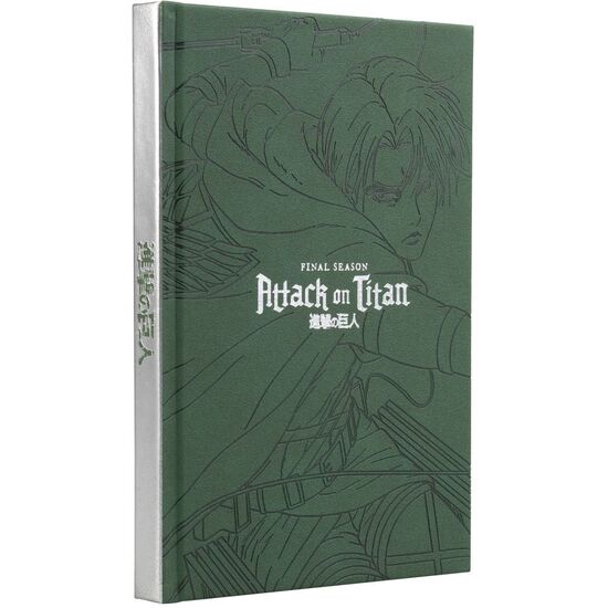 CUADERNO PREMIUM A5 ATTACK ON TITAN image 0