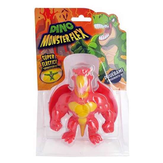 FIGURA ESTIRABLE  MONSTERFLEX DINO 14 CM - MODELOS SURTIDOS image 0