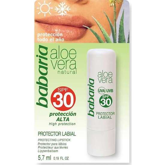 PROTECTOR LABIAL ALOE VERA SPF 30 5,7 ML image 1
