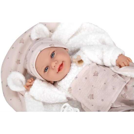 MUÑECA ELEGANCE 33 CM BABYTO BEIGE C/ SACO DE DORMIR (CUERPO VINYL, SEXO NIÑO) image 1