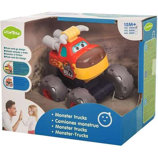 CAMION FRICCION MOSTER TRUCKS TORO 17X15X15 CM - MODELOS SURTIDOS image 0