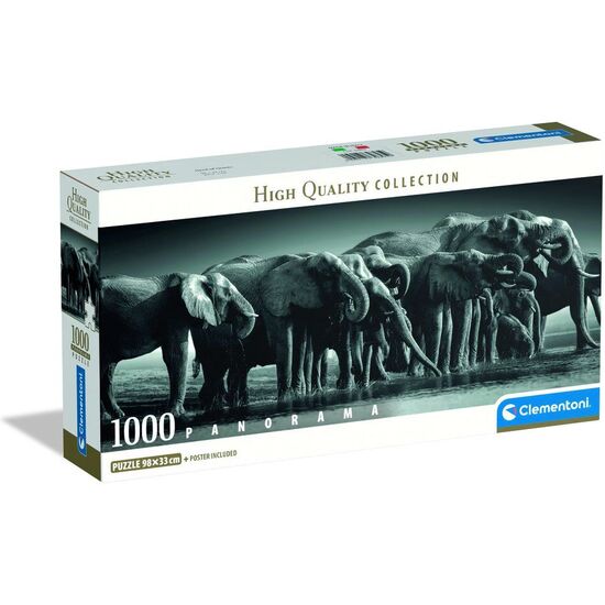 PUZZLE PANORAMA HERD OF GIANTS HIGH QUALITY 1000PZS image 1