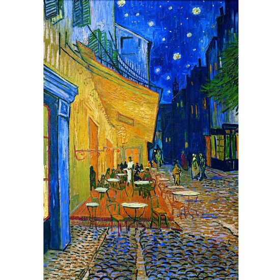 PUZZLE CAFE TERRACE AT NIGHT VAN GOGH MUSEUM 1000PZS image 0