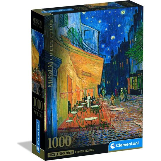 PUZZLE CAFE TERRACE AT NIGHT VAN GOGH MUSEUM 1000PZS image 1