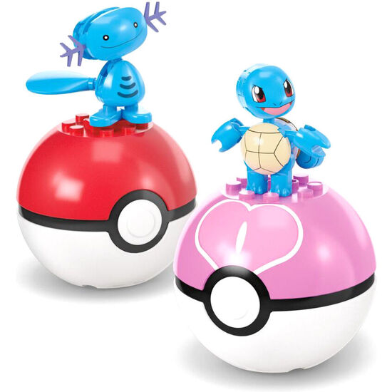 MEGA CONSTRUX EQUIPO DE ENTRENADOR DE AGUA POKEMON image 1