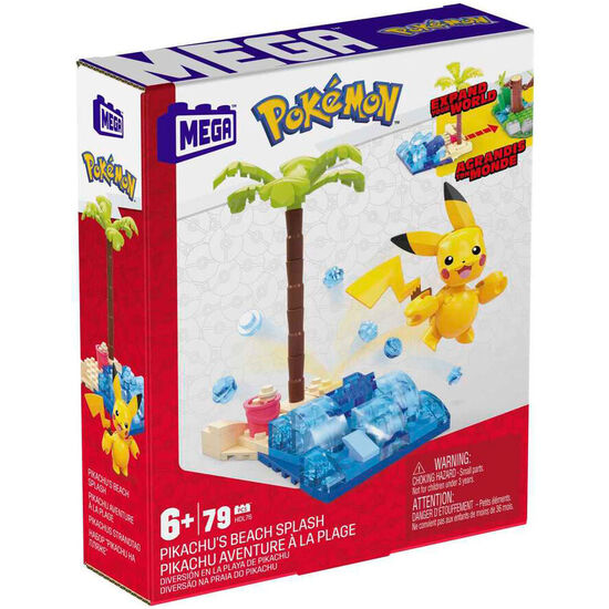 MEGA CONSTRUX PIKACHU Y BULBASAUR POKEMON SURTIDO image 3