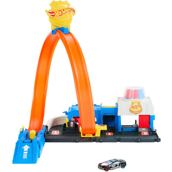PISTA SUPER ESTACION DE POLICIA CITY HOT WHEELS image 1