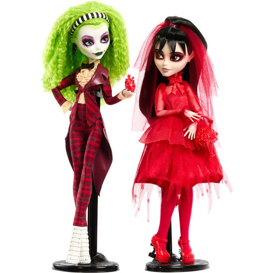 SET 2 MUÃ±ECAS BEETLEJUICE BITELCHUS MONSTER HIGH SKULLECTOR image 0