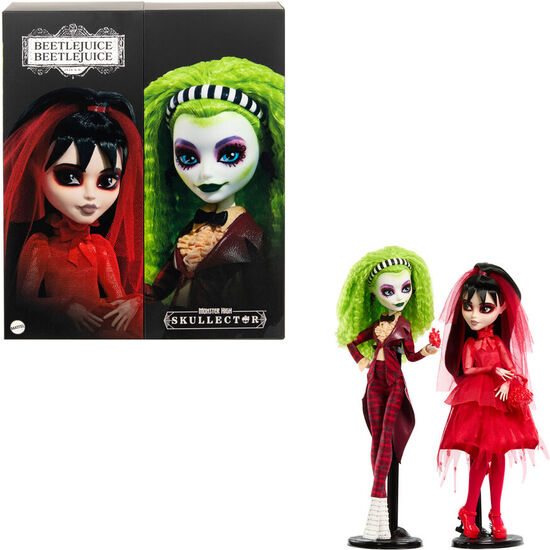 SET 2 MUÃ±ECAS BEETLEJUICE BITELCHUS MONSTER HIGH SKULLECTOR image 1