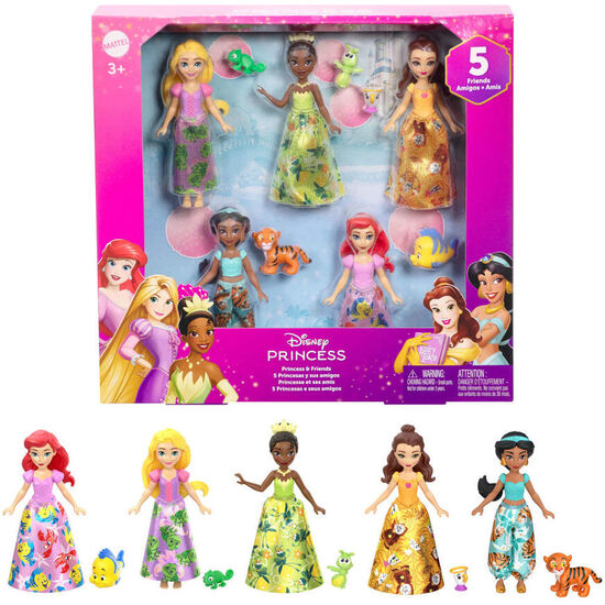 BLISTER 5 MUÃ±ECAS PRINCESAS DISNEY image 0