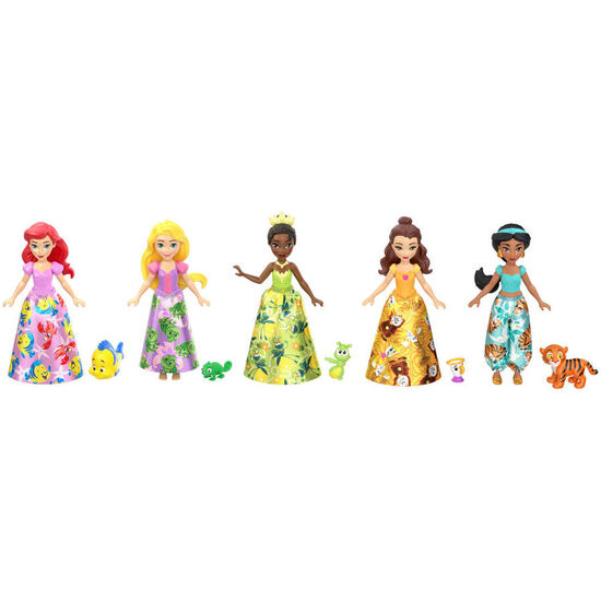 BLISTER 5 MUÃ±ECAS PRINCESAS DISNEY image 1