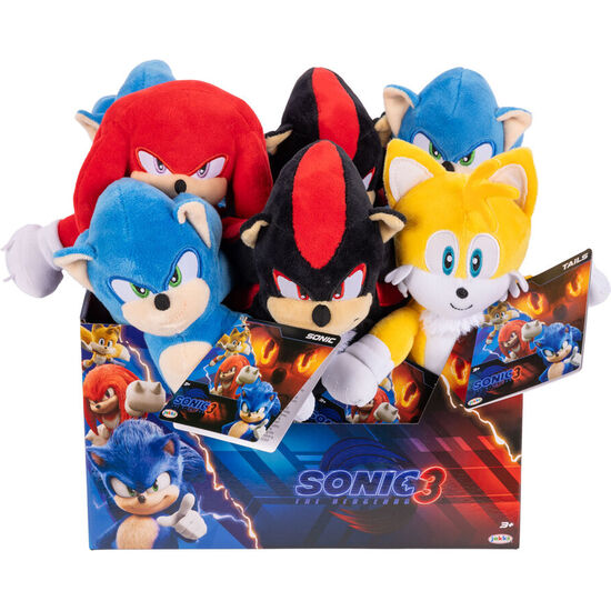 PELUCHE LA PELICULA SONIC 3 23CM SURTIDO image 0